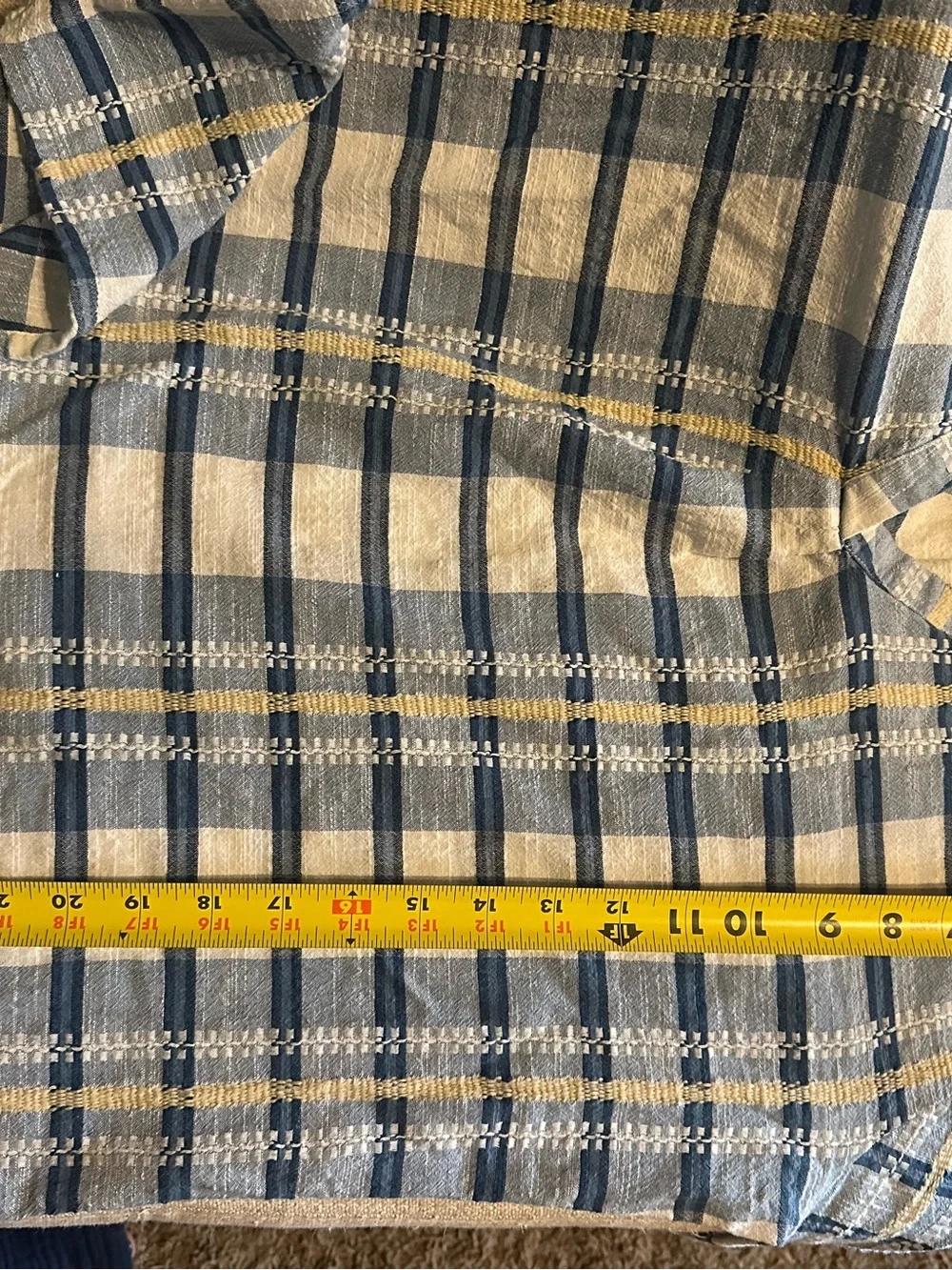 Ace & Jig top in Honor textile: Blue & White Plaid Long-Sleeve Top - Picture 3 of 3